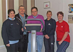Samantha Pascoe, Andrew Lawson, Adam Millward, Julie Tyrie and Veronica Spoors. Samantha Pascoe, Andrew Lawson, Adam Millward, Julie Tyrie and Veronica Spoors.