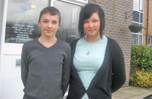 Matthew Burrell and Stacey Gibbon start their new jobs. Matthew Burrell and Stacey Gibbon start their new jobs.