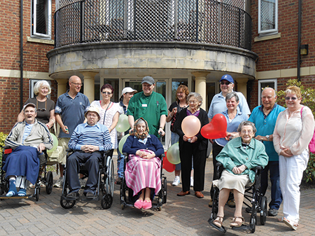 Residents at Redworth House in Shildon enjoyed a sponsored walk recently that raised £450 for the residents' treats fund sponsored walk