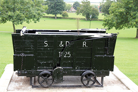 There are already two wagons on permanent display in the town at Cheapside and in Hackworth Park . Wagon