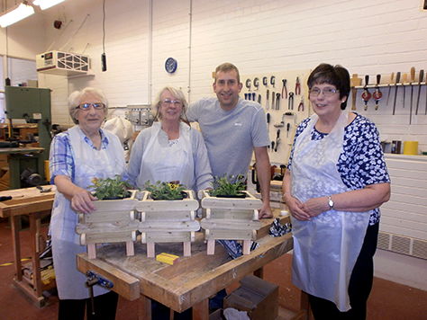 Endeavour Woodcrafts is now offering woodwork courses for over 60s once a month on a Tuesday afternoon. In the first course, students learned to make a wooden planter.