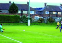 Shildon’s FA Vase hopes sunk by Seasiders Billy Greulich-Smith equalises for Shildon from the penalty spot but the celebrations were short lived as Marske went on the grab the winner and knock Shildon out of the FA Vase.