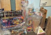 Keeping safe for firework festivities A haul of dangerous fireworks seized by police.