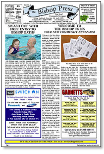 Bishop Press, issue 1, front cover