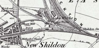 Call for Shildon to receive railway heritage funding Map detail of New Shildon in 1857