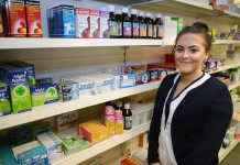 Apprenticeships prescribed by local pharmacy Stephanie Burrows is serving a Customer Services apprenticeship at M&M Pharmacies