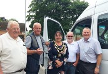 Shildon Community Bus celebrate new Mercedes Sprinter Shildon Community Bus celebrate new Mercedes Sprinter