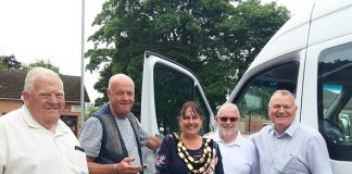 Shildon Community Bus celebrate new Mercedes Sprinter Shildon Community Bus celebrate new Mercedes Sprinter