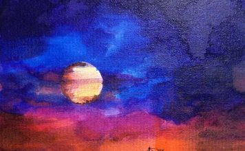 Presenter turns painter with exhibition at Town Hall Alfie Joey Painting