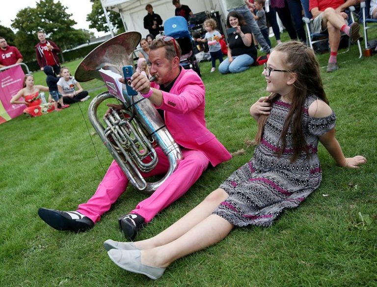 Oompah Brass are the UK’s original rock and roll oompah band and are one of the many street bands performing at this year’s festival.