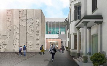 Public asked for views on Durham History Centre An artist’s impression of the entrance to the new centre.