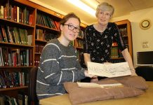 National grant allows new DLI stories to be told Durham Record Office volunteer Bridget Cox and principal archivist Gill Parkes examine paintings and drawings from DLI soldiers which will be catalogued as part of The DLI: A Whole New Story project.