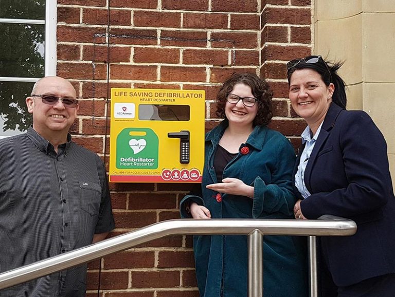 Lifesaving defibrillators installed Lifesaving defibrillators installed