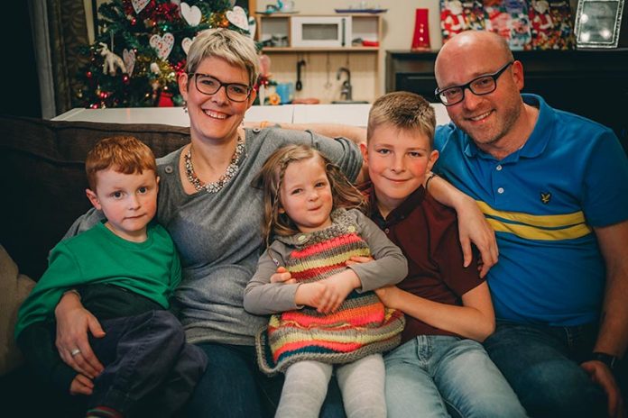 Louis Jackson (left) enjoying Christmas with his mum Sarah, dad Sam and his brother and sister. Louis Jackson (left) enjoying Christmas with his mum Sarah, dad Sam and his brother and sister.