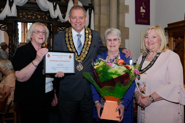 Award for dedicated volunteer Award for dedicated volunteer