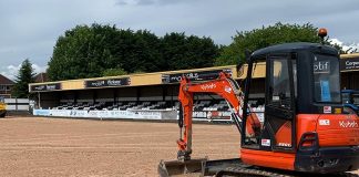 Moors get the ball rolling on new pitch development Spennymoor Town’s Brewery Field pitch is being transformed ahead of the new season.