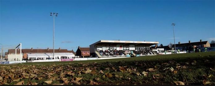 Spennymoor Town's pitch has suffered problems this season. Spennymoor Town's pitch has suffered problems this season.