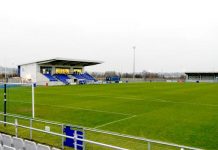 Two Blues eye promotion Heritage Park, home of Bishop Auckland FC