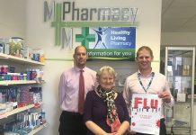 M&M Pharmacy welcomes MP Helen Goodman to launch 2019 Flu service