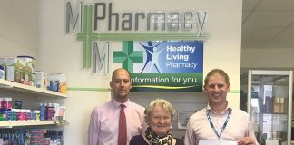 M&M Pharmacy welcomes MP Helen Goodman to launch 2019 Flu service