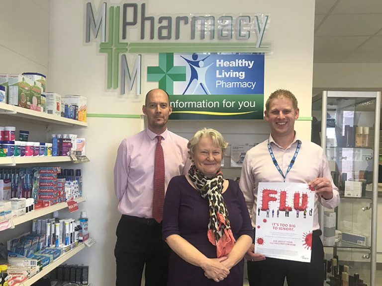 M&M Pharmacy welcomes MP Helen Goodman to launch 2019 Flu service