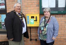 24/7 defibrillator installed after Mayor’s fundraising success
