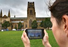 Digital walking tour reveals Durham as never before ExplorAR have developed a web based tour of Durham City