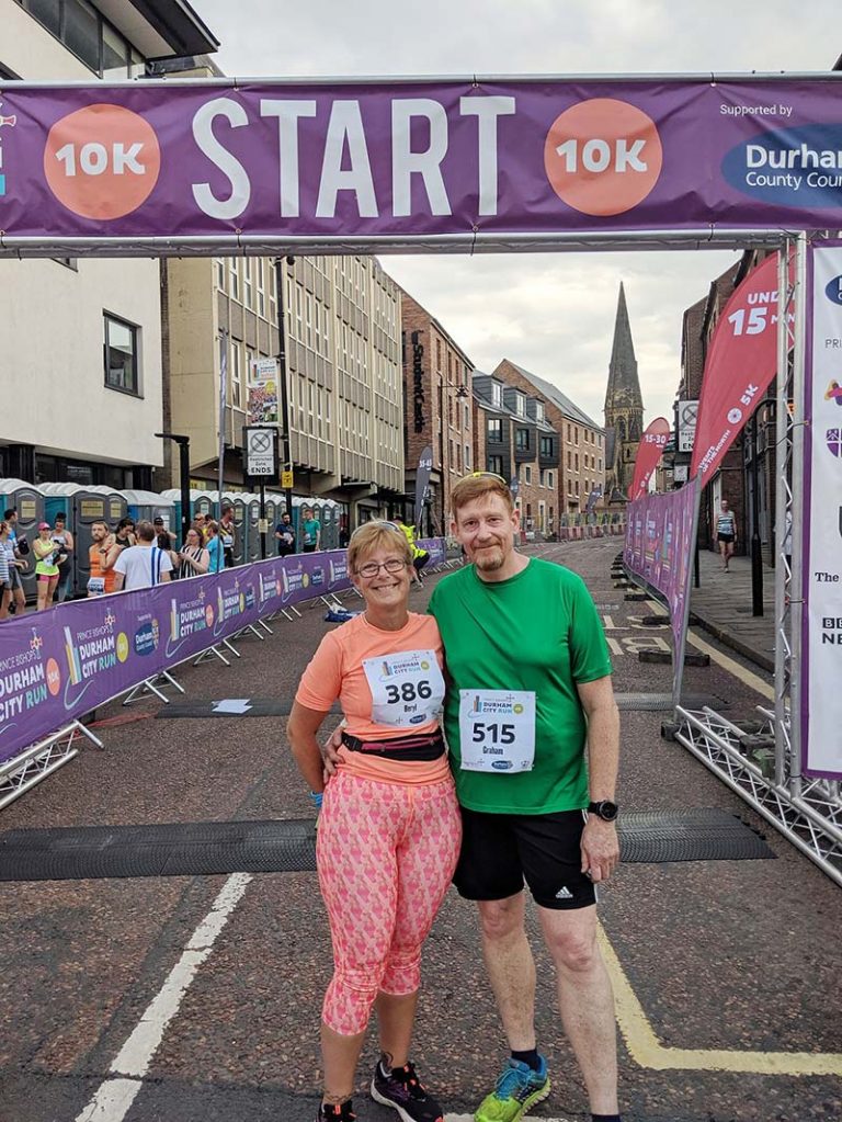 Inspirational Graham Completes 5K Run After Cancer Surgery Inspirational Graham Completes 5K Run After Cancer Surgery
