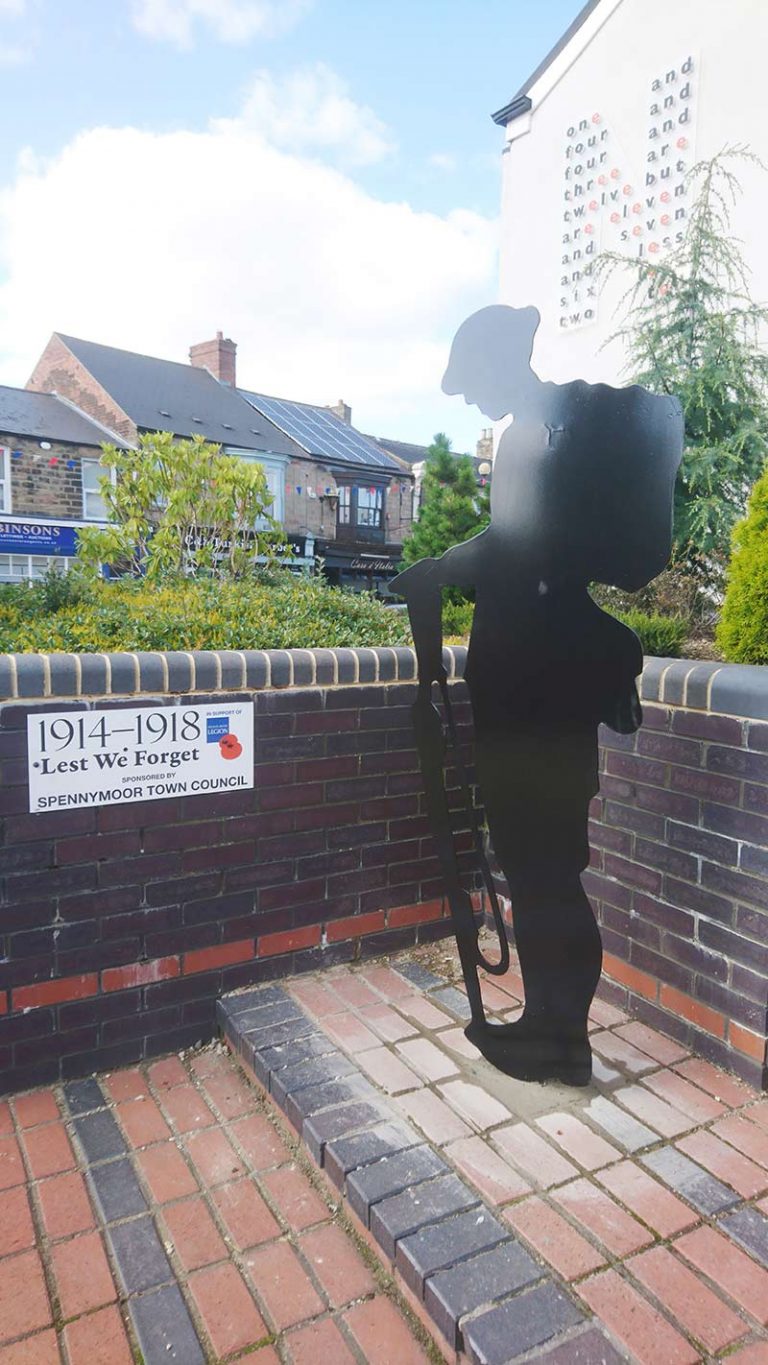 Vandalised Silent Soldier Replaced Vandalised Silent Soldier Replaced