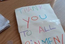 Bin crews says a big thank you for messages of support Residents have been leaving messages of thanks for bin crews as a show of solidarity to key workers during the Coronavirus crisis.