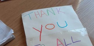 Bin crews says a big thank you for messages of support Residents have been leaving messages of thanks for bin crews as a show of solidarity to key workers during the Coronavirus crisis.