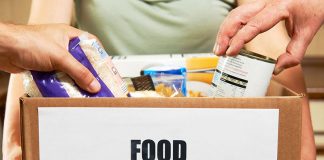 Spennymoor Foodbank Appeal Food bank donation box