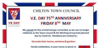 Chilton to organise alternative VE Day commemoration Chilton Town Council VE Day commemorations.