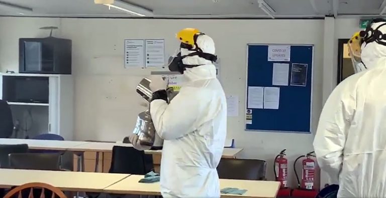 Orca Cleaning Services' fogging system