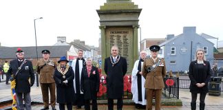 Spennymoor remembers Spennymoor's official Remembrance service.