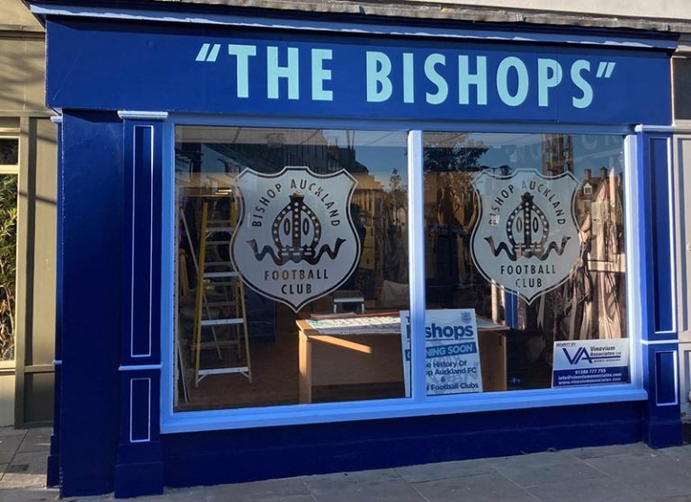 The new football museum and shop at No.44 Market Place