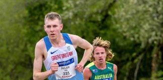 Runner Cameron represents Great Britain cameron-allan