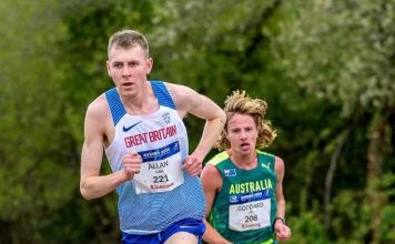 Runner Cameron represents Great Britain cameron-allan