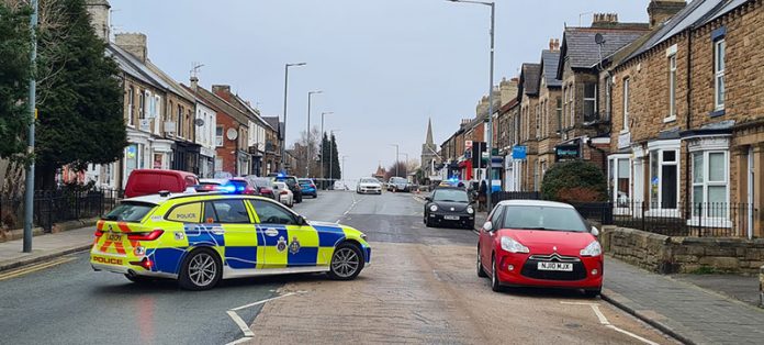 Police close off Cockton Hill Road Police close off Cockton Hill Road