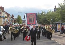 Year’s First Town Band fundraiser ferryhill-banner-group