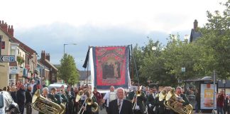 Year’s First Town Band fundraiser ferryhill-banner-group