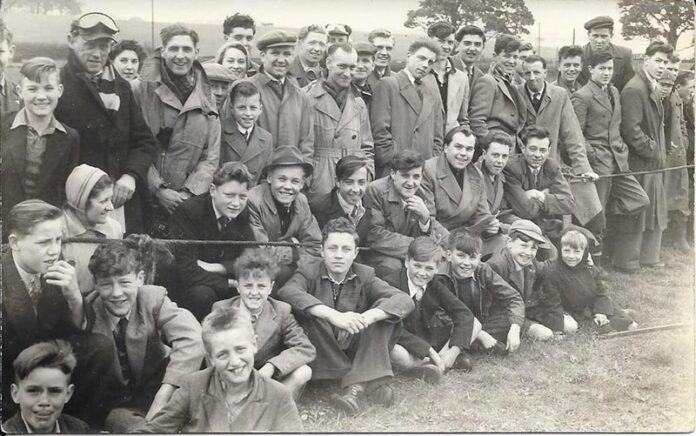 DDN-Club-sports-8th-May-1953-Front-row-5th-and-6th-Colin-and-Alan-Ball-who-lived-in-24-Coleridge-Rd DDN Club sports 8th May 1953. Front row 5th and 6th: Colin and Alan Ball who lived in 24 Coleridge Rd.