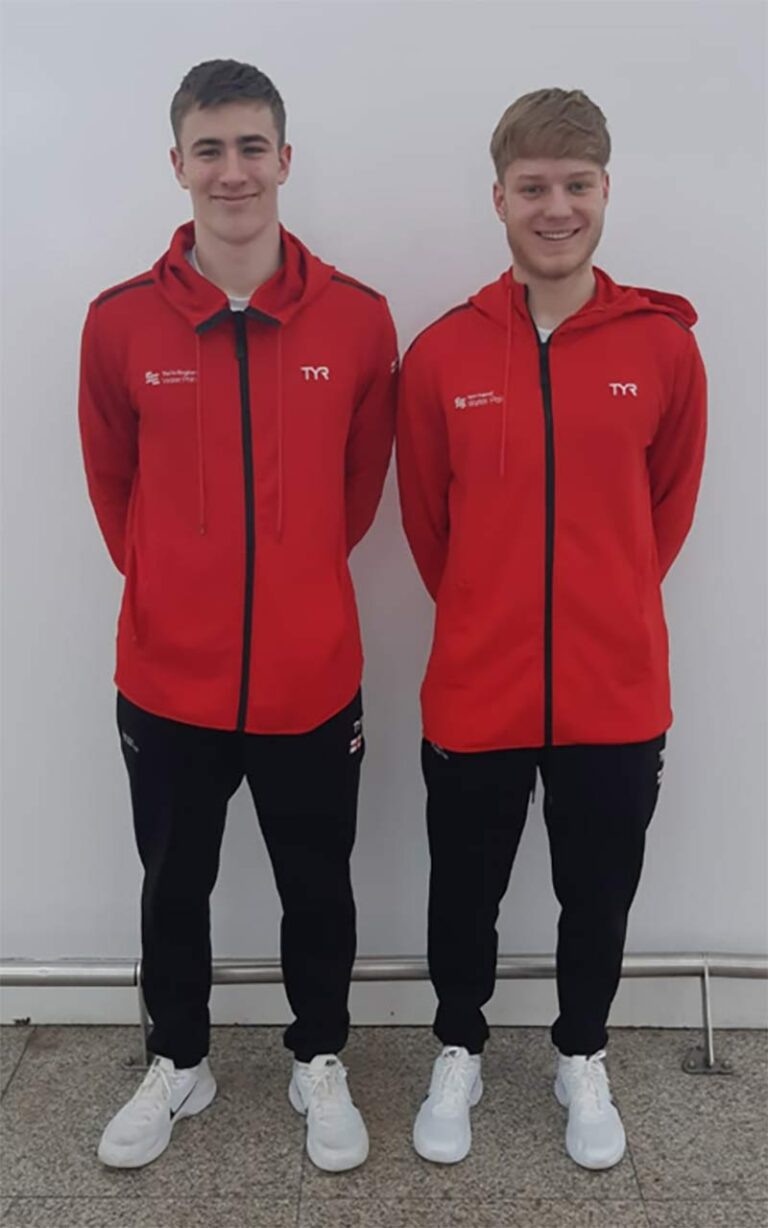 Local waterpolo players represent England