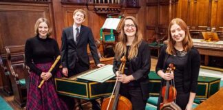 Bishop Auckland Music Society Concert Ensemble Hesperi will perform at BAMS next concert on 3 June.