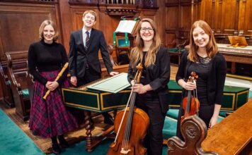 Bishop Auckland Music Society Concert Ensemble Hesperi will perform at BAMS next concert on 3 June.