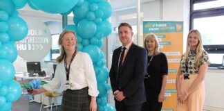 Hub launched to help students make the right career choice Matt Joyce, Regional Lead - North East Ambition (NELEP) is pictured with Principal and Chief Executive Natalie Davison-Terranova, Vice-Principal (Curriculum & Quality) Judith Layfield, and Student Progression Manager Jennifer Phillips at the launch of the Student Progression Hub