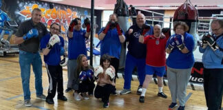 Endeavour users fighting fit after grant Endeavour Woodcrafts service users get Fighting Fit at Seconds Out Boxing Academy. Report by kind permission of www.cdcf.org.uk
