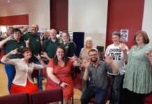 Choir members are Happy in Harmony Shildon Railway Institute Singers meet at the Institute on Fridays from 6-7pm.
