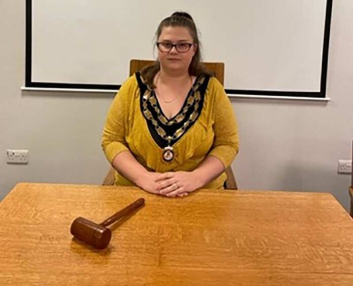 mayor Hannah Hanratty has been elected Shildon Town Mayor.