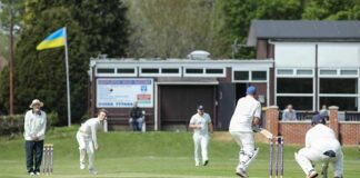 Railwaymen ease to victory Action from Shildon Railway CC’s win over Richmond. Photo: Tom Clegg.